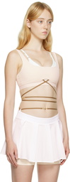 Nike Beige Jacquemus Edition Layered Bra