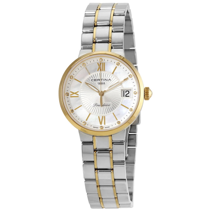 Photo: Certina DS Stella Quartz Diamond Mother of Pear Dial Ladies Watch C031.210.22.116.00