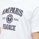 AMI Men's Paris Varsity Logo T-Shirt in White