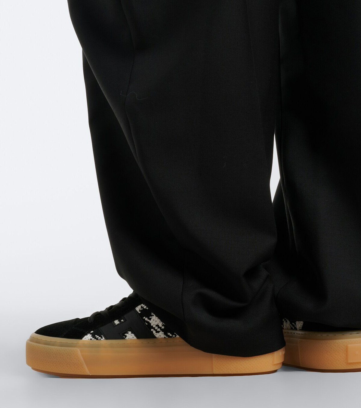 Hogan Hogan Crosswind suede-trimmed sneakers