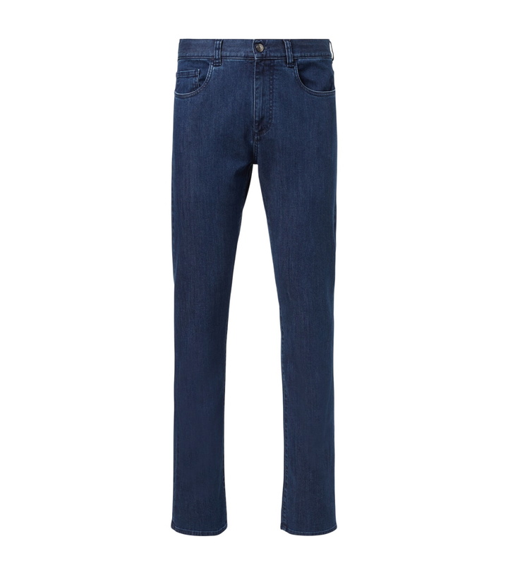 Photo: Canali Mid-rise slim jeans