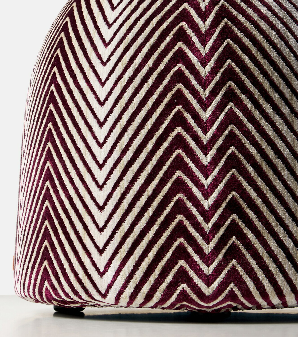Missoni Ziggy velvet pouf