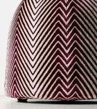 Missoni Ziggy velvet pouf
