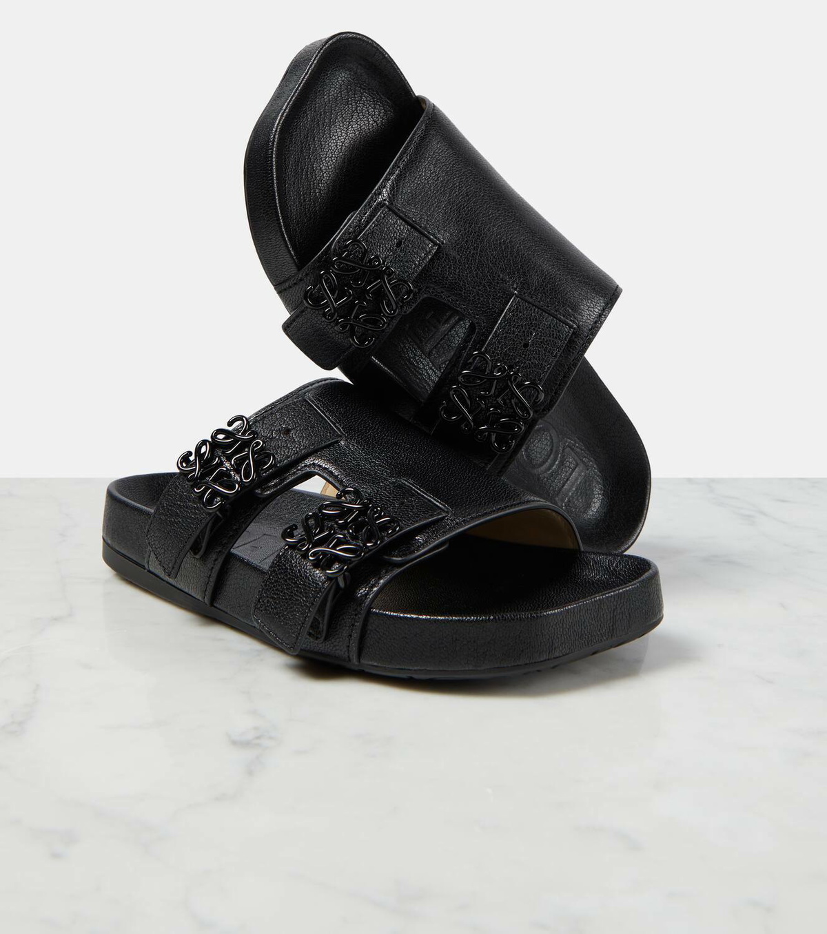 Loewe Ease leather slides Loewe