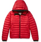 Moncler - Morvan Slim-Fit Quilted Shell Hooded Down Jacket - Red
