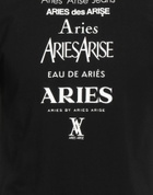 Aries Mens T-shirt in Black