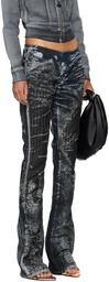 Diesel Black & Indigo D-Shark Jeans