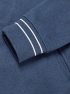 Mr P. - Cotton-Jersey Bomber Jacket - Blue