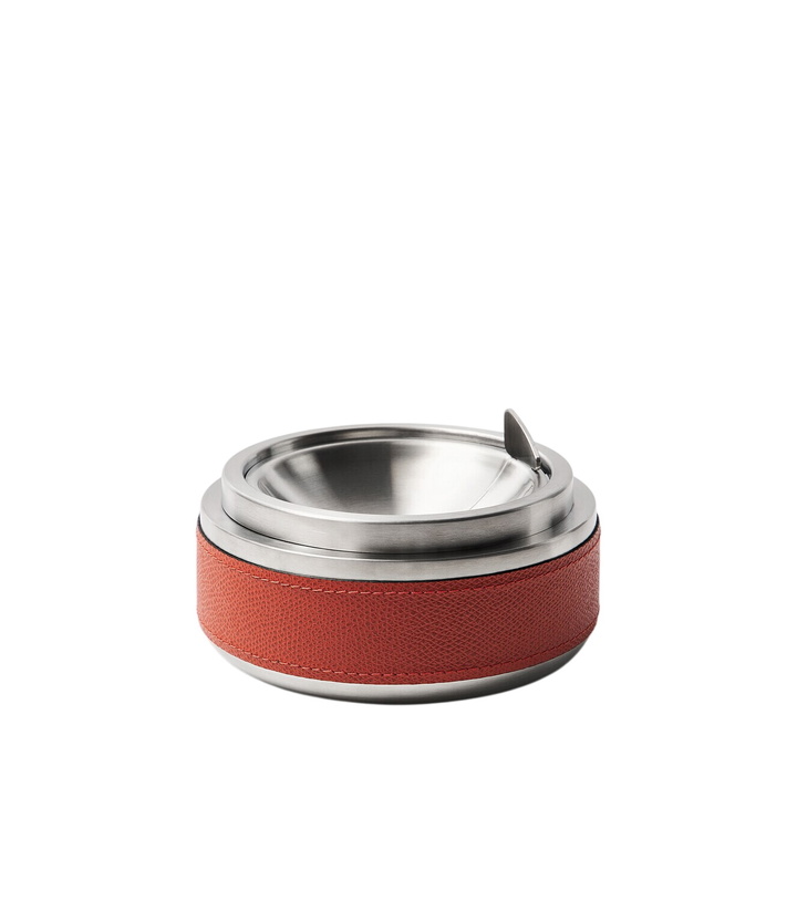 Photo: Giobagnara Libeccio stainless steel and leather ashtray