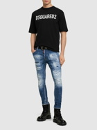 DSQUARED2 - Loose Fit Printed Cotton T-shirt