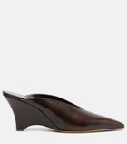 Le Monde Béryl Victoria 70 leather wedges