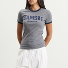 Samsøe Samsøe Women's Sabond T-Shirt in Mid Grey Melange