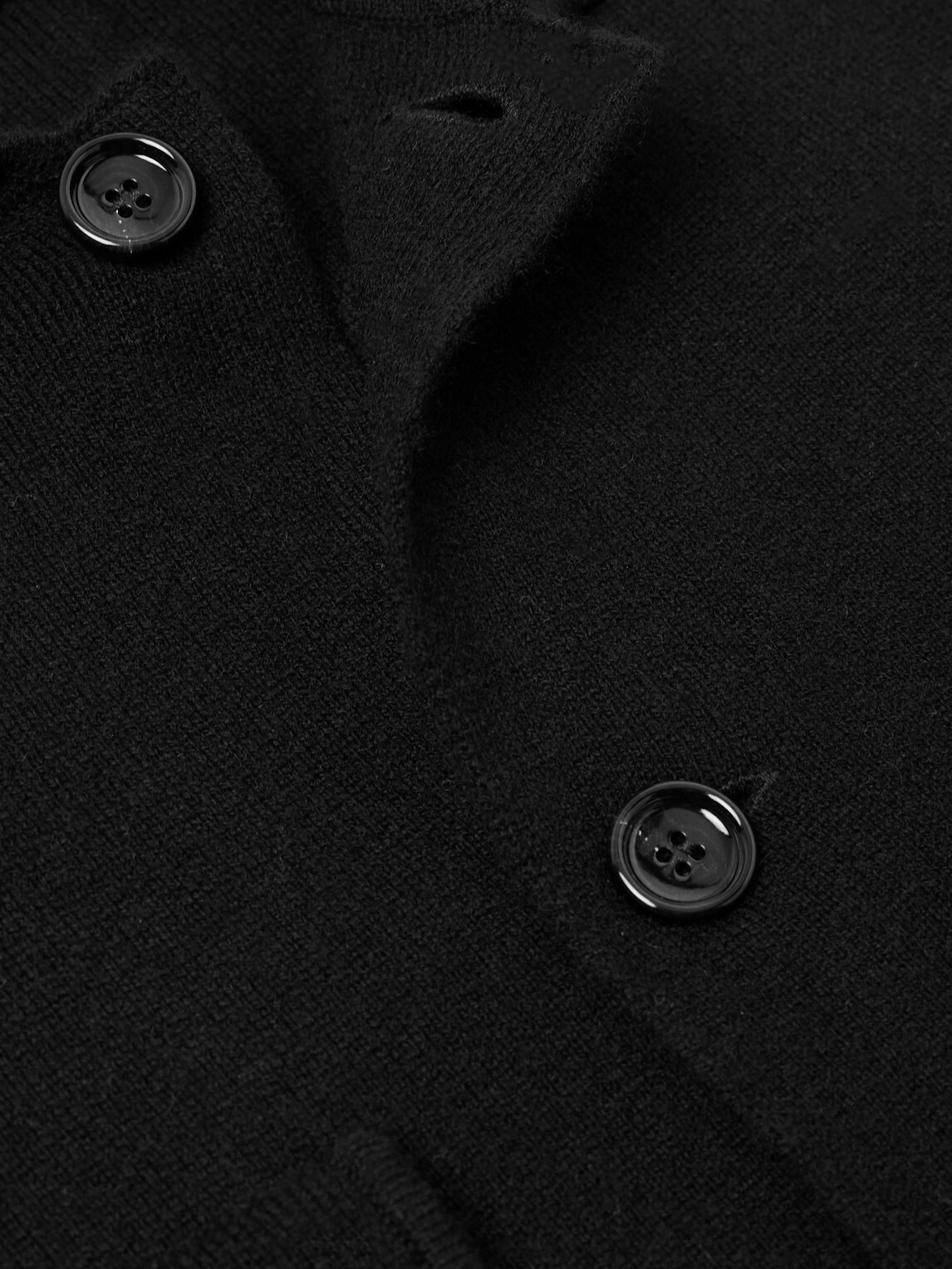 Allude - Virgin Wool and Cashmere-Blend Cardigan - Black