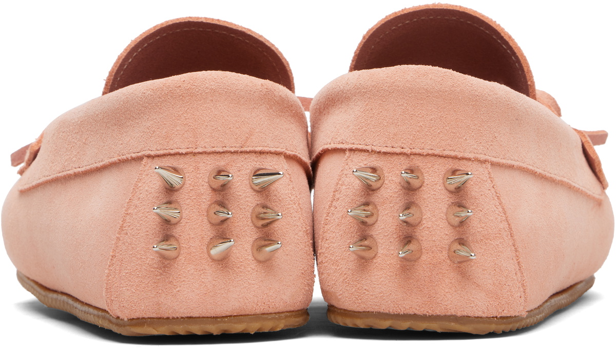 ABRA SSENSE Exclusive Pink Spike Loafers