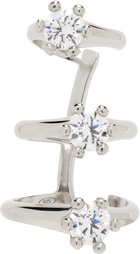 D'heygere Silver Solitaire Ear Cuff