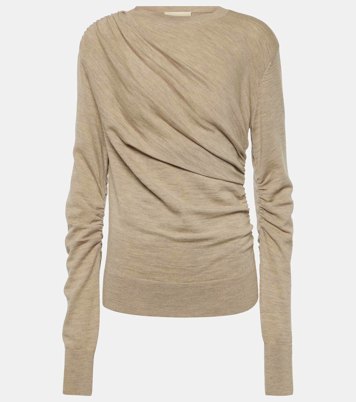 Tove Eleornore draped wool sweater