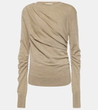 Tove Eleornore draped wool sweater