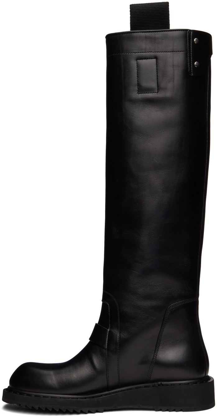 Rick Owens Black Anthem Jack Boots