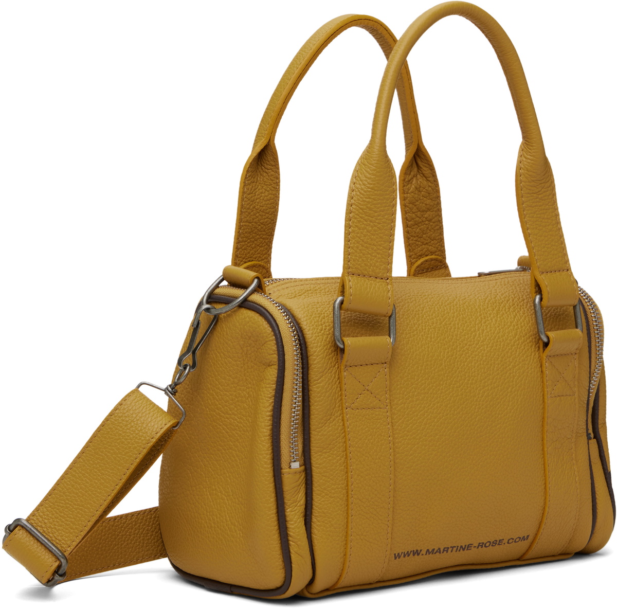 【専門】Martine Rose レザーバッグ Martine Rose Galaxy Leather Top Handle Bag in Yellow for Men | Lyst