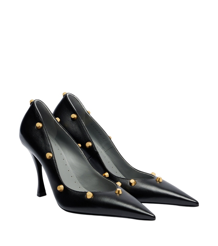 Photo: Balenciaga Midnight City studded leather pumps