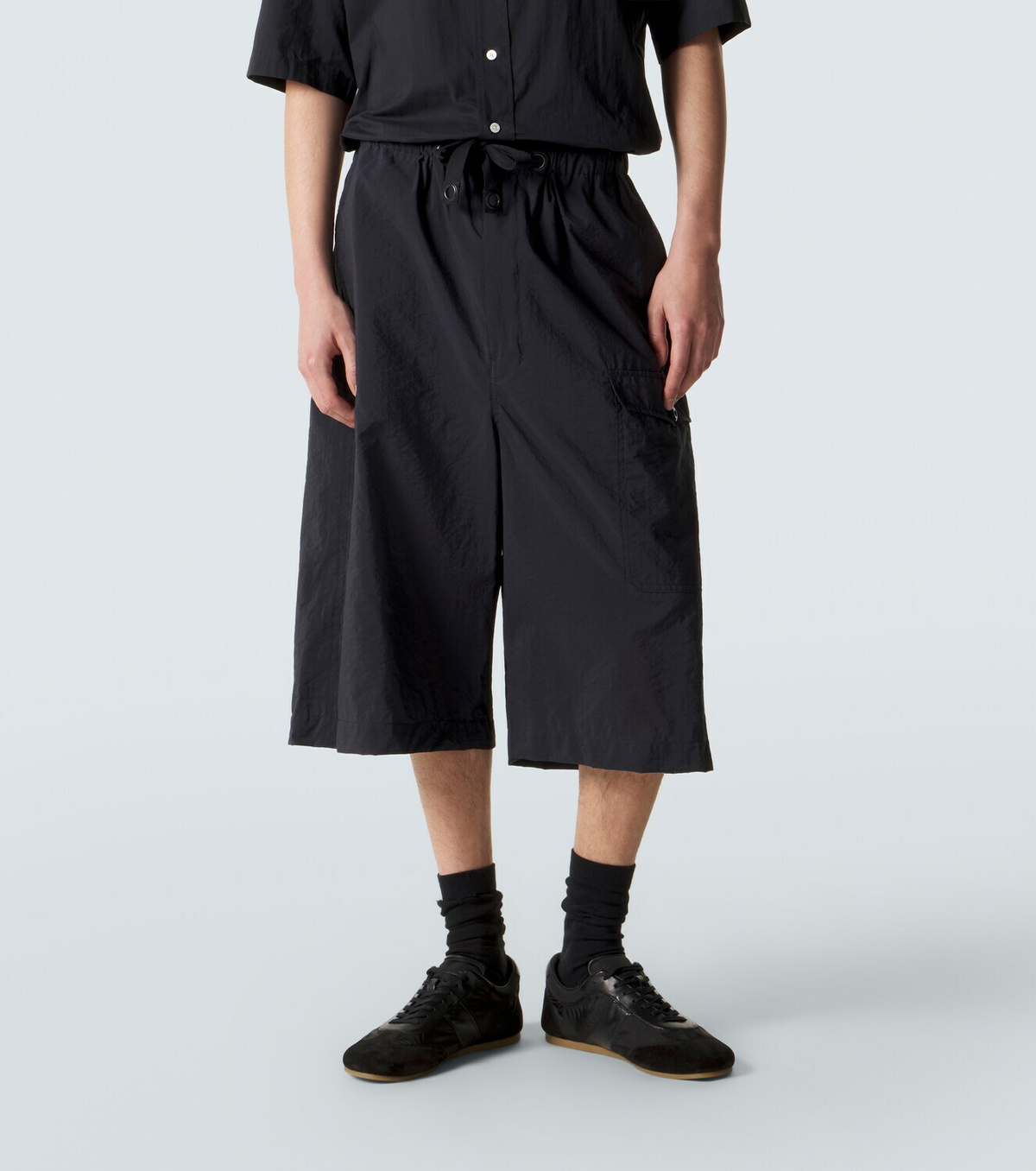 Lemaire Cotton-blend Bermuda shorts