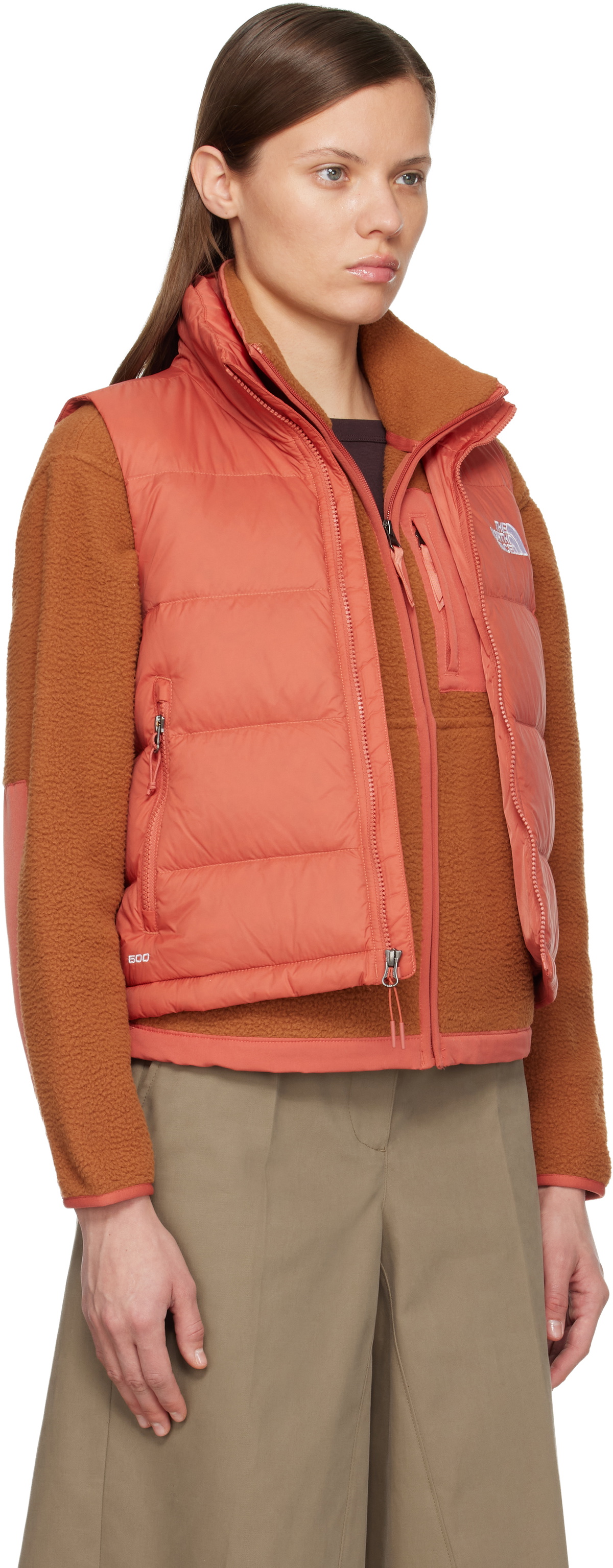 The North Face Orange Hydrenalite A-Line Down Vest