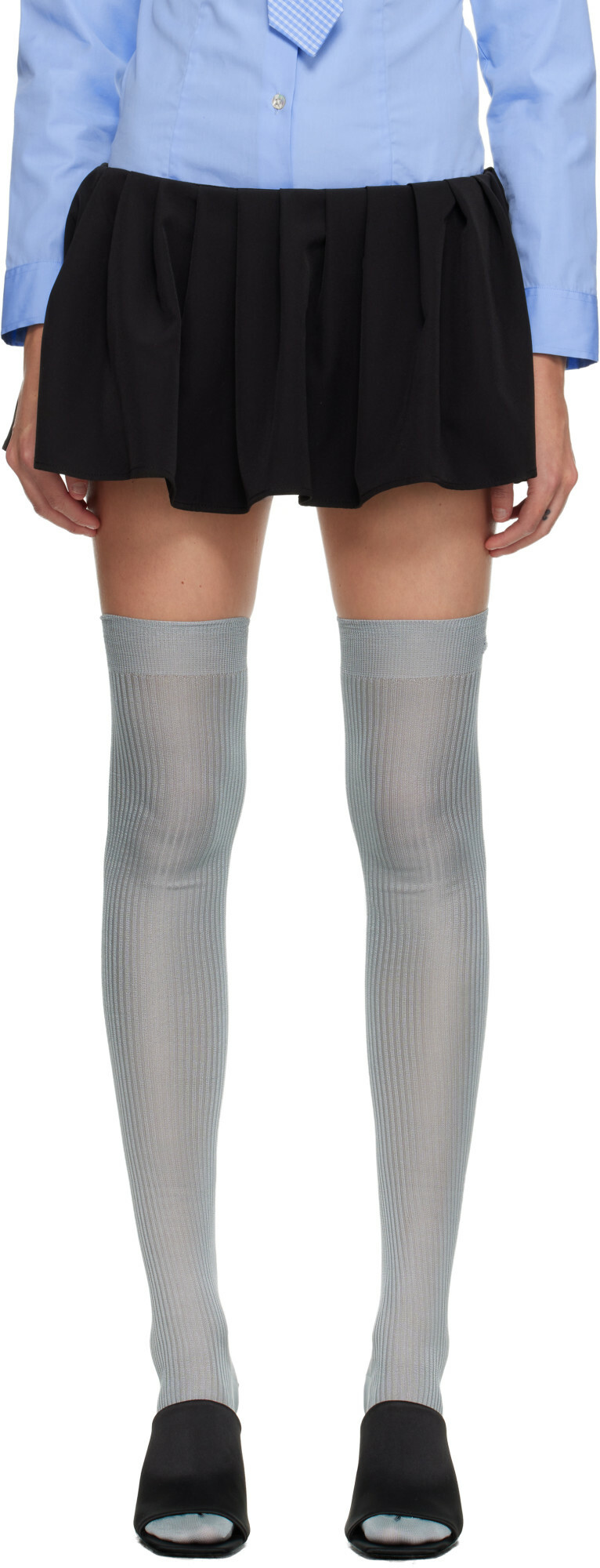 Sandy Liang Black Theo Skort