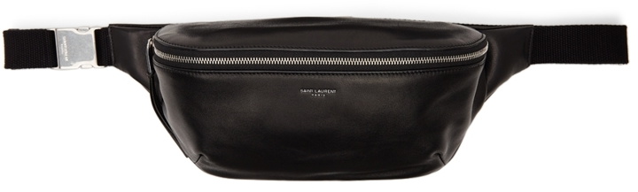 Photo: Saint Laurent Black Leather Classic Belt Bag