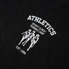 Sporty & Rich Training Camp T-Shirt in Black/White