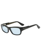 Port Tanger Ihya Sunglasses in Black/Rif Blue 