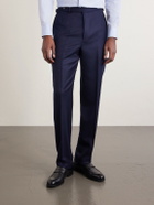 Dunhill - Tapered Wool Trousers - Blue