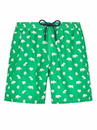 MC2 Saint Barth Man Lightweight Fabric Swim-shorts Lighting Micro Fantasy With Padel Print