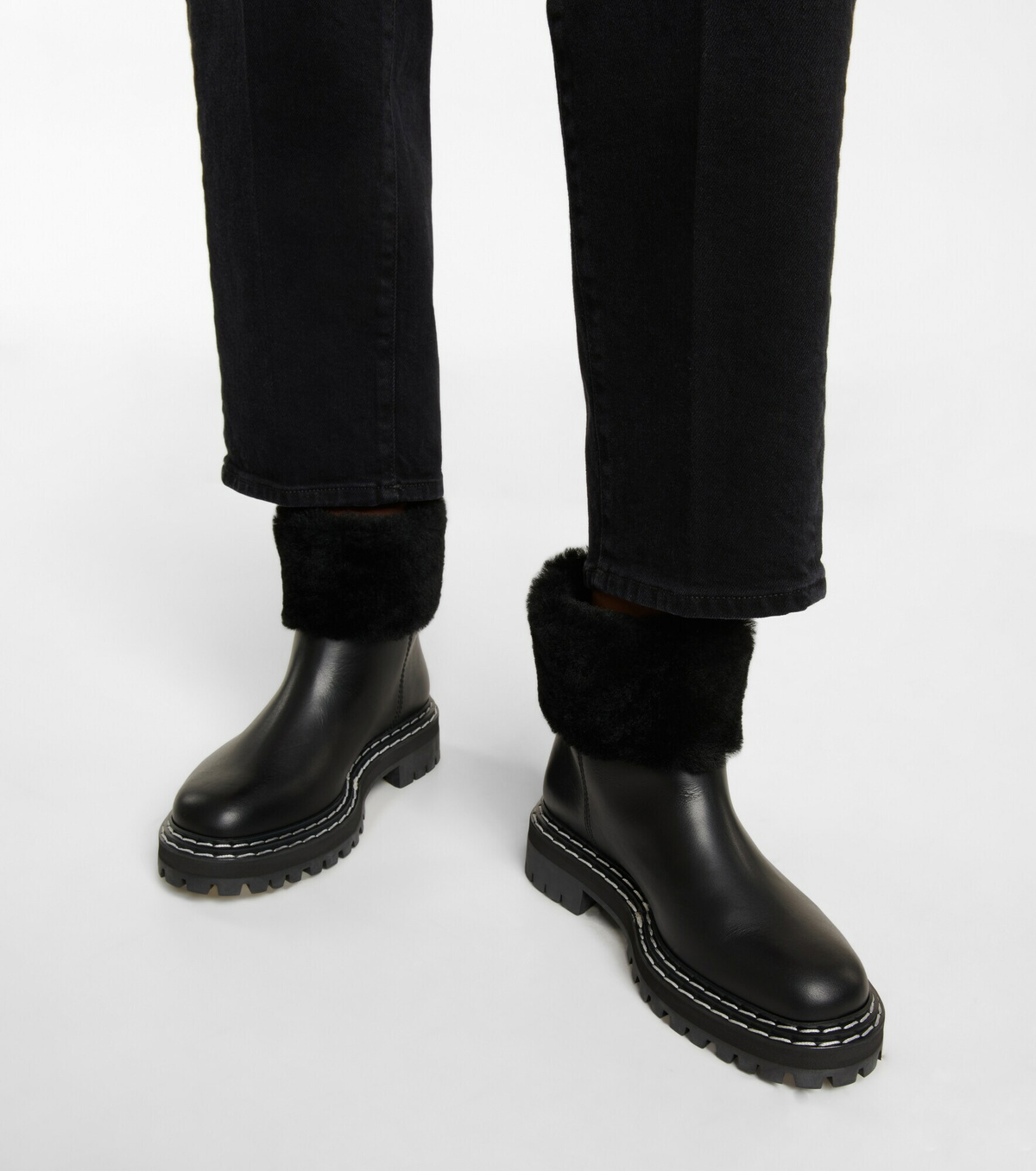 proenza schouler leather ankle boots