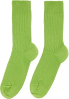 Baserange Three-Pack Multicolor Cotton Rib Overankle Socks