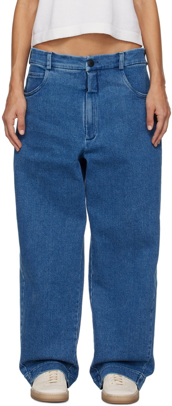 Photo: Cordera Indigo Straight-Leg Jeans