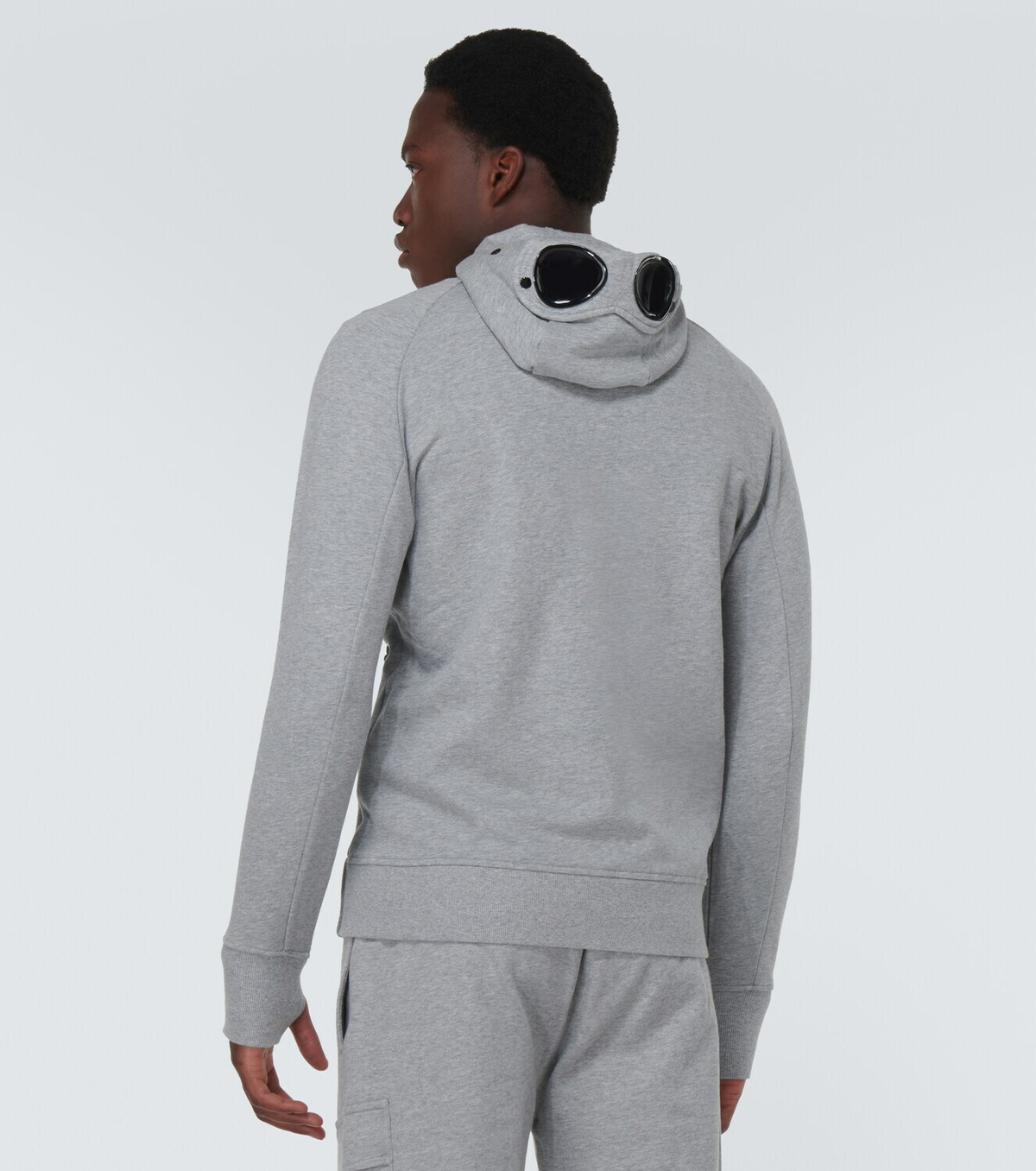 スウェット・トレーナー C.P. COMPANY FLEECE HOODIE C.P. Company Goggle cotton fleece hoodie C.P. Company