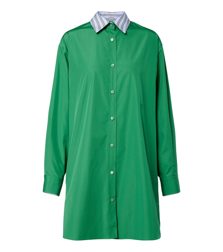 Photo: Loewe Double L cotton poplin shirt dress