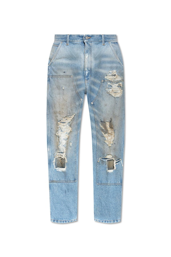 Photo: MM6 Maison Margiela Jeans With Vintage Effect