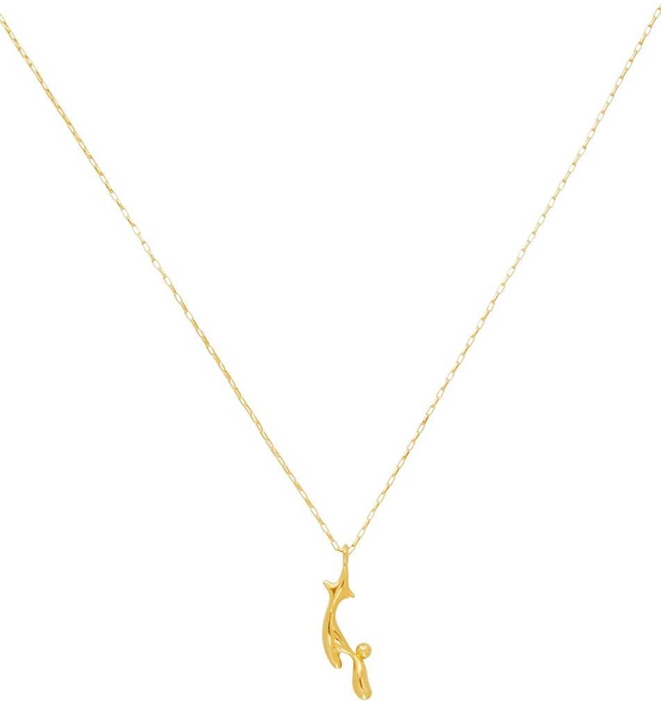 Hannah Jewett Gold Phantom Drip Necklace