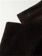 Caruso - Figaro Cotton-Blend Corduroy Suit Jacket - Brown
