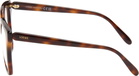 LOEWE Brown Slim Square Glasses