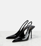 Saint Laurent - Kiss 105 leather slingback pumps