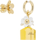 Marc Jacobs Silver Mini Icon Daisy Earrings