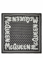 ALEXANDER MCQUEEN - Graffiti Logo Modal Biker Scarf