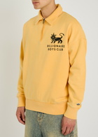 Billionaire Boys Club Lion Cotton Quarter-zip Sweatshirt Yellow
