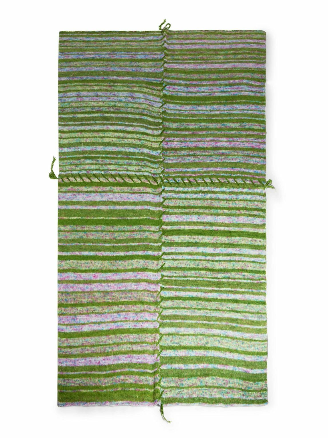 The Elder Statesman - Striped Cashmere Blanket The Elder Statesman