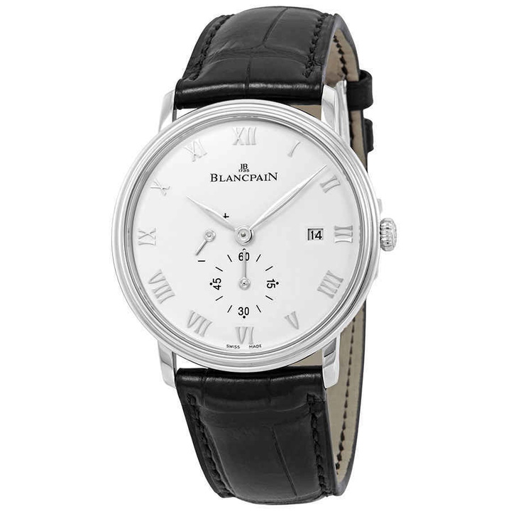 Photo: Blancpain Villeret Small Seconds Date & Power Reserve Mechanical Mens Watch 6606-1127-55B