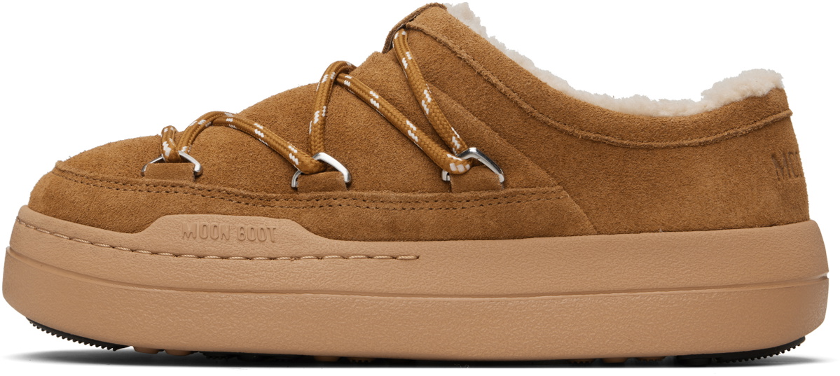Moon Boot Brown Park Slipper Loafers
