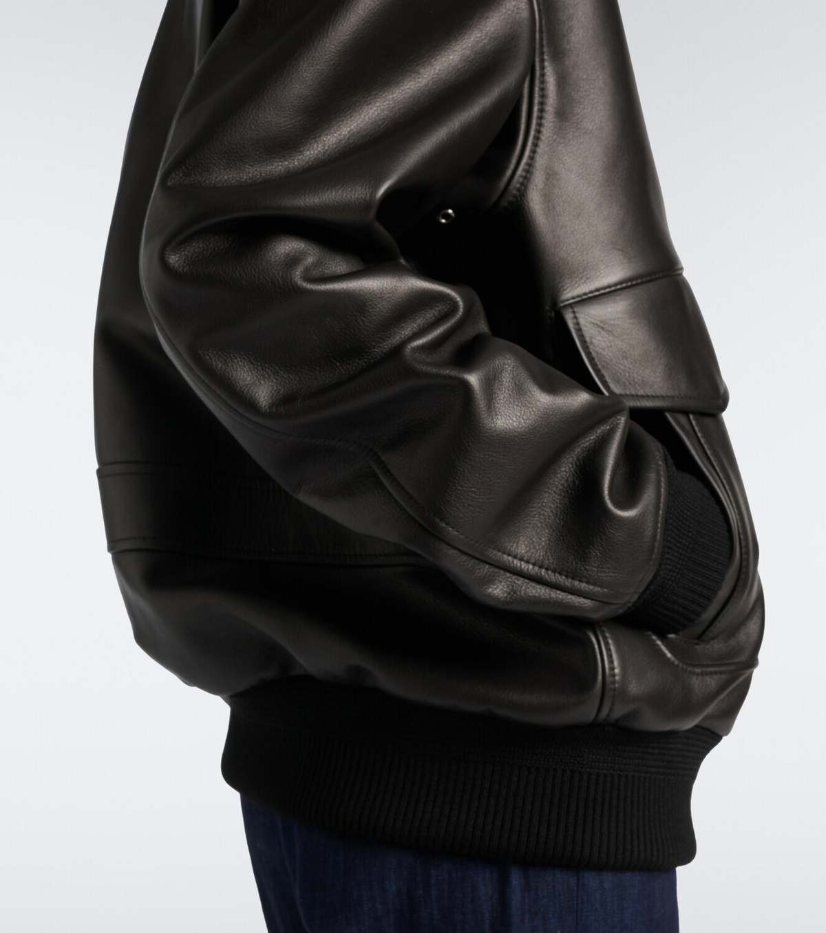 Gabriela Hearst Grant shearling-trimmed leather jacket