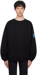 N.Hoolywood Black Logo Patch Sweatshirt